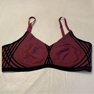 Honeylove Burgundy Silhouette Bra